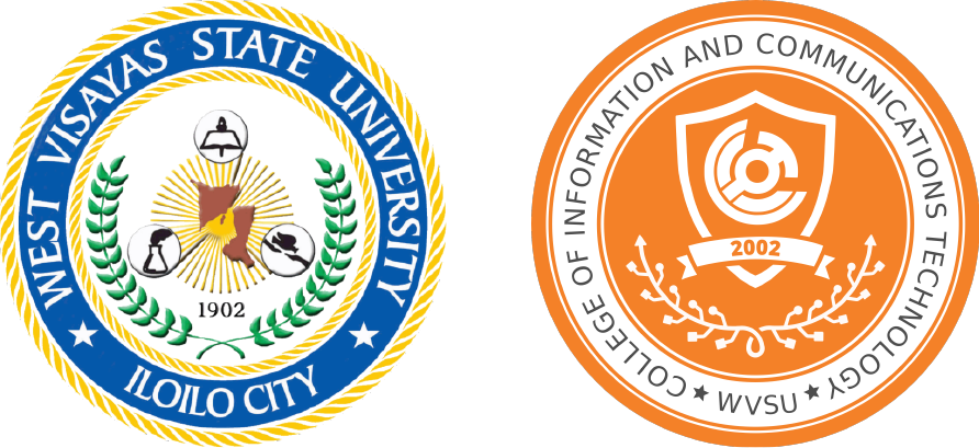 Logo of West Visayas State University and the College of Information Communications Technology